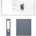 Папка–регистратор с арочным механизмом ErichKrause®, Granite, А4, 70 мм, серый