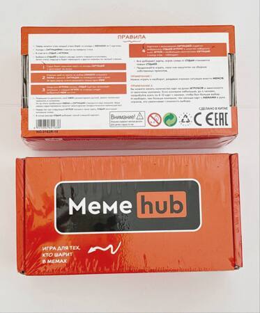 Настольная игра Meme Hub Мемы Хаб для компании 3-10 игроков 16+