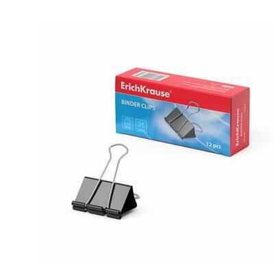 Зажимы для бумаг ErichKrause®, 32мм (коробка 12 шт.)